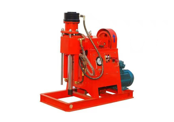 เครื่องเจาะไฮดรอลิกน้ำลึก 75-100 เมตรเครื่องเจาะหลุมเจาะแบบพกพา