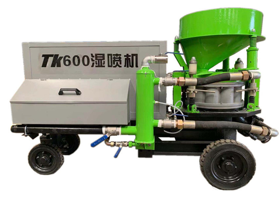 เครื่อง คอนกรีต คอนกรีตแห้ง 7.5kw ให้อาหาร Gunite Sprayer