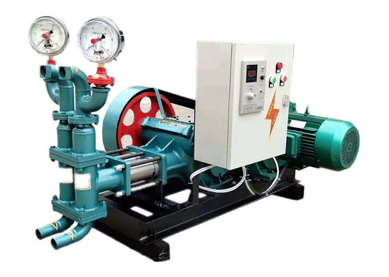 ปั๊มยาแนวซีเมนต์ไฟฟ้า 30Kw 110mm ปั๊มอัดฉีดลูกสูบ Green