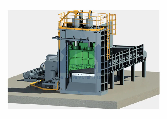 เครื่องตัดเศษเหล็กสีเทา 3500mm เครื่องกิโยตินแผ่นโลหะ