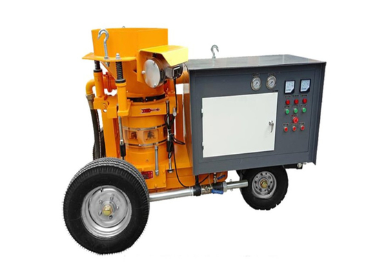เครื่อง คอนกรีต แบบพกพา 7.5kw เครื่องพ่นยา Gunite ความจุขนาดใหญ่