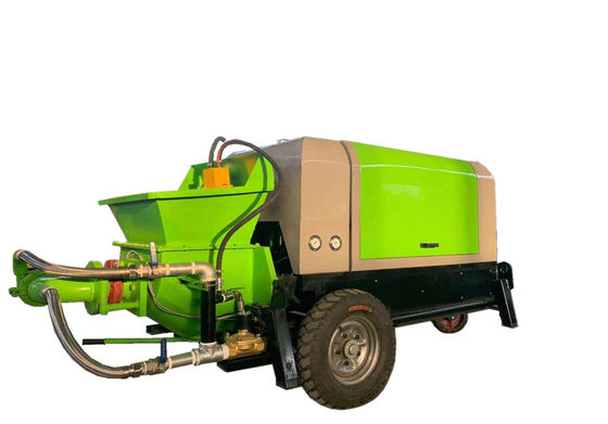 เครื่อง คอนกรีต เปียกขนาดเล็ก 22kw Gunite Application Equipment