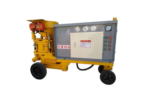 เหล็กกล้าคาร์บอน Gunite Sprayer เครื่องฉีดพ่น คอนกรีต แบบเคลื่อนย้ายได้